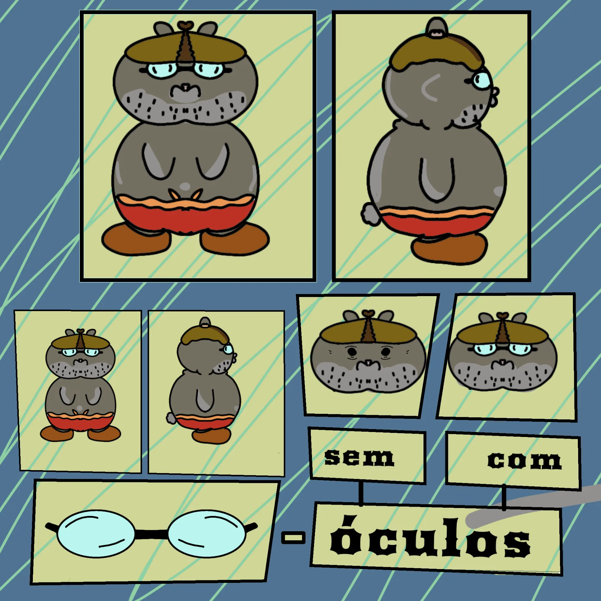 GAB desenhos e histórias ruins